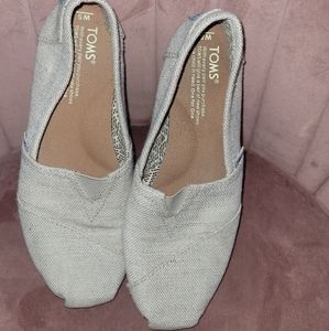 Toms Women's Gray Slip-On Shoes